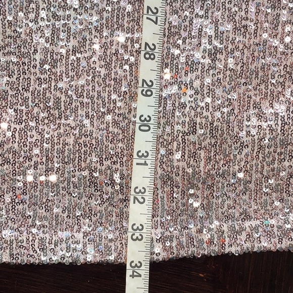 NWT She + Sky Sequined Sheath Rose Gold Pink Size Small - Picture 8 of 11